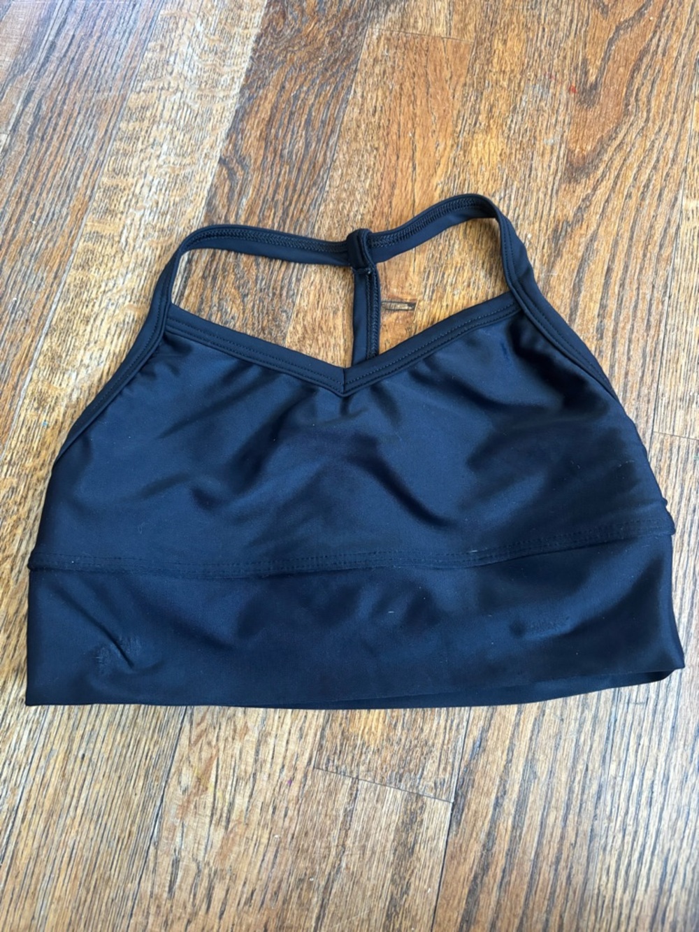 Girls' Black Racerback Tank Top - Youth Activewear